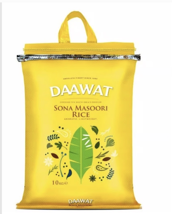 Daawat Sona Masoori Rice 10 kg