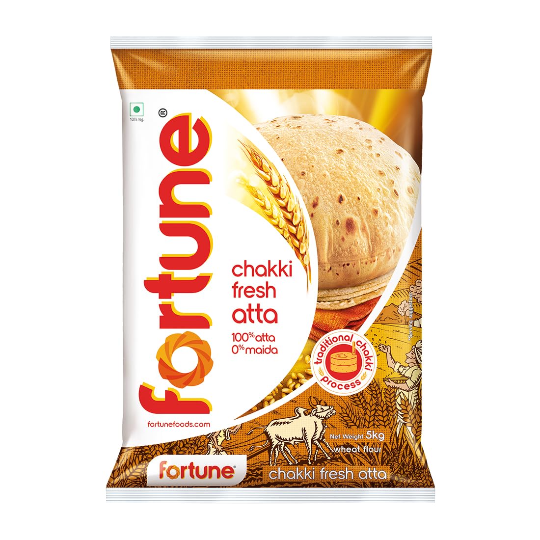 Fortune Chakki fresh Atta 5kg /10 kg