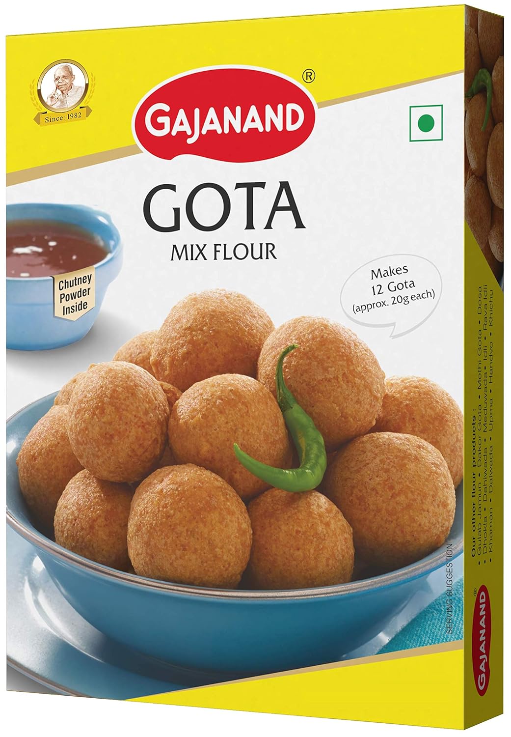 Gajanand Gota Instant Mix 400g