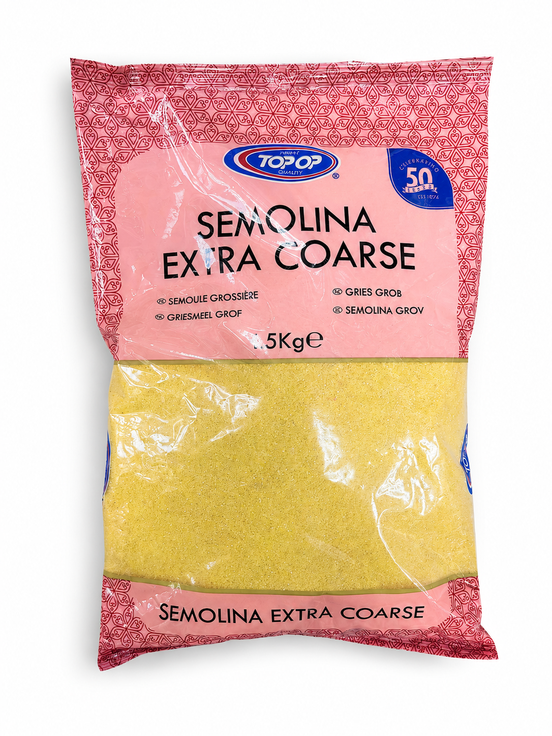Top Op Semolina ( soji ) Fine / Coarse / Extra Coarse 1.5 kg