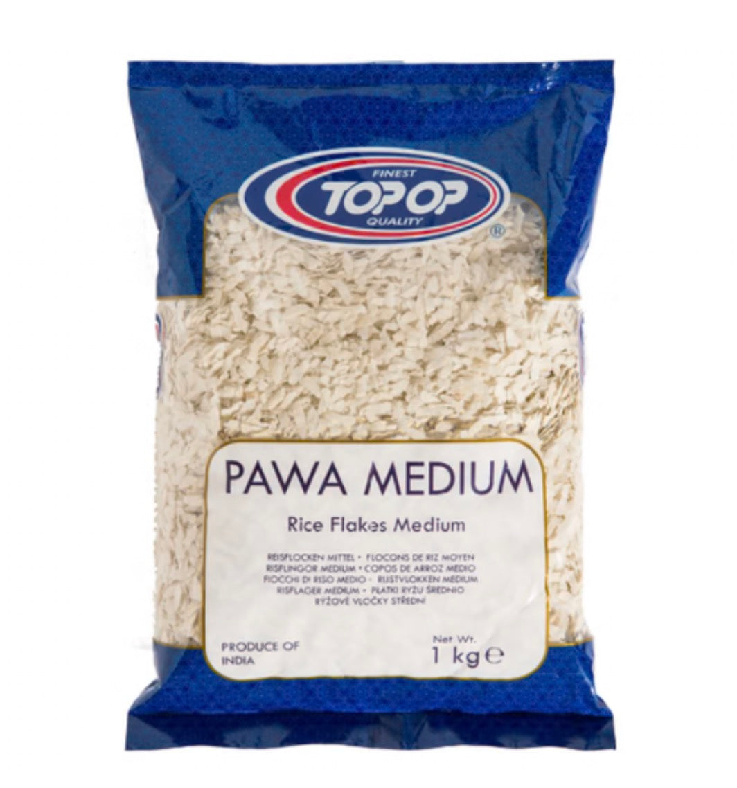 Top Op Medium Pawa (Rice Flakes) 1 kg
