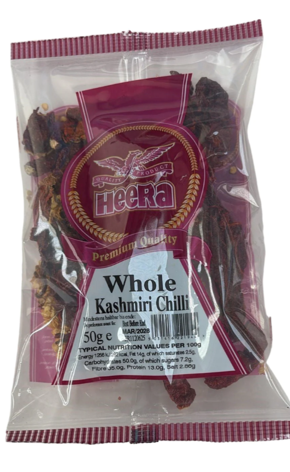 Heera Kashmiri Chilli Whole 50g