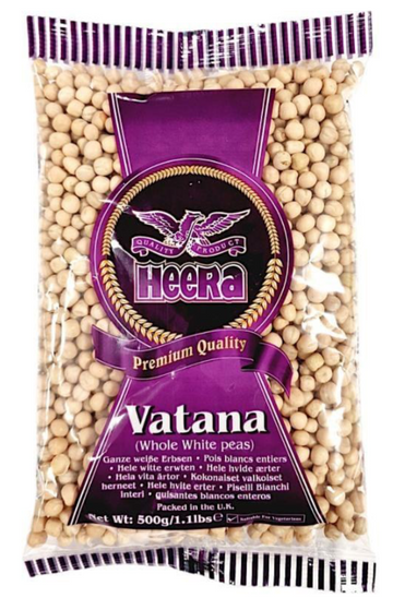 Heera Vatana White Peas (Whole Yellow Peas) 500g