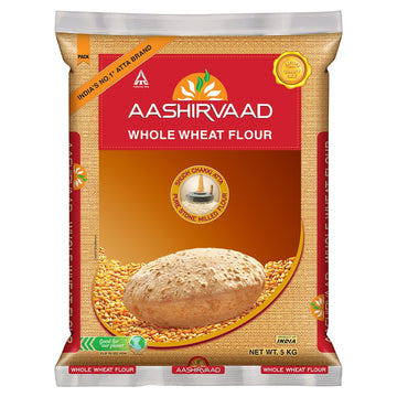 Aashirvaad Atta Whole Wheat Flour 5 kg