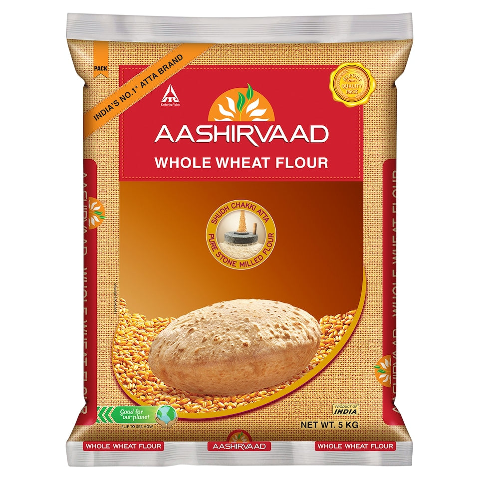 Aashirvaad Atta Whole Wheat Flour 5 kg