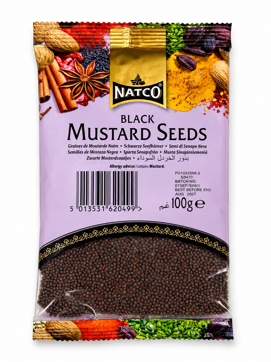 Natco Black Mustard(Rai) seeds 100g