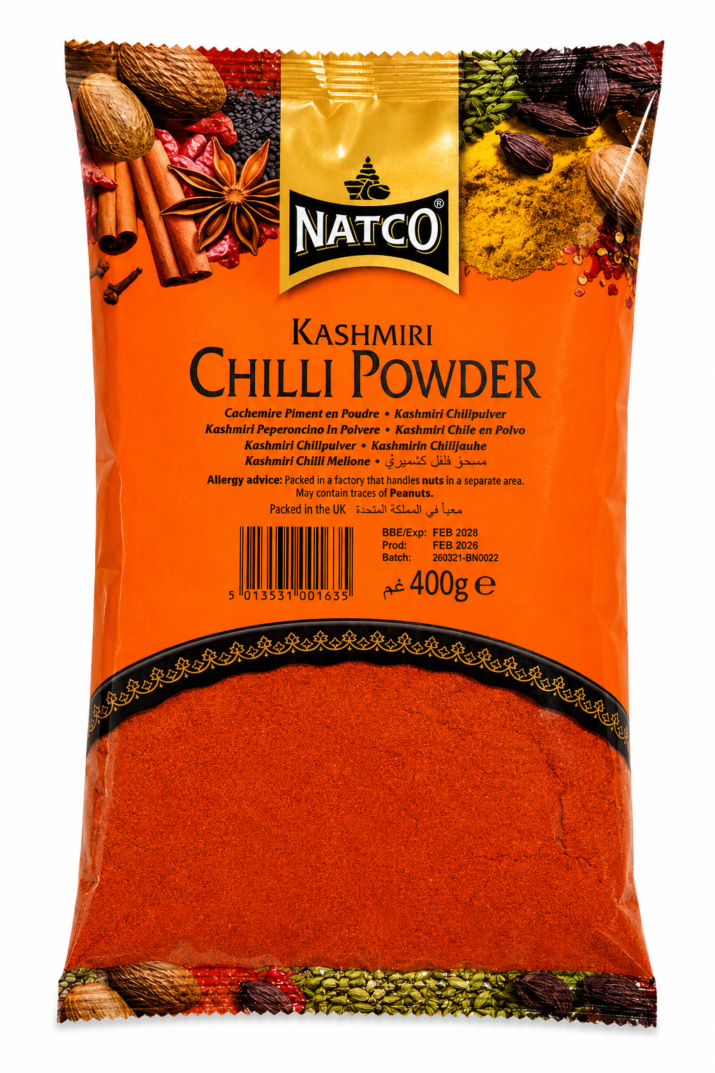 Natco Kasmiri Chilli Powder(marchu) 100g / 400g