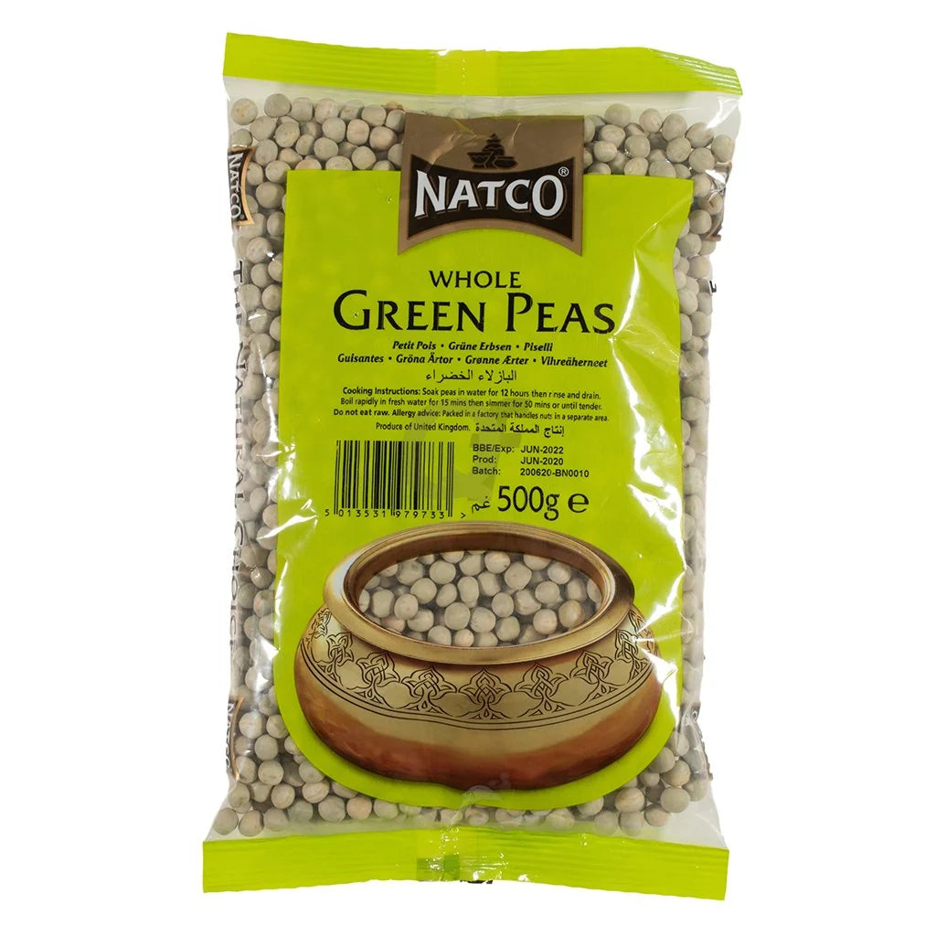Natco Whole Green Peas 500g