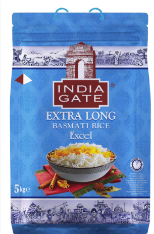 India Gate Excel Basmati Rice 5kg / 10kg