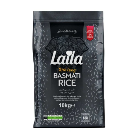 Laila Xtra Long Basmati Rice 10kg