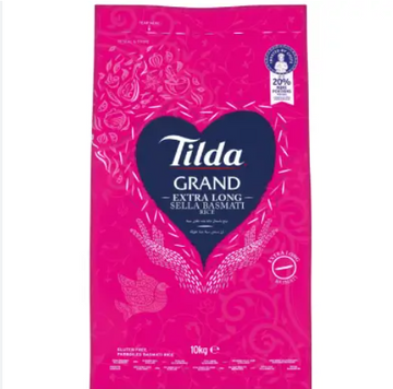 Tilda Grand Extra Long Sella Basmati Rice 10kg