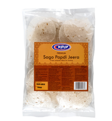 Top Op Sago Papdi Jeera 200g