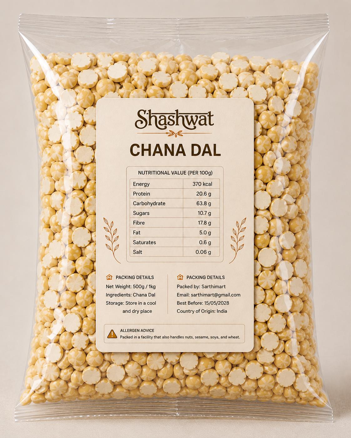 Shashwat Chana Dal 500gm/ 1kg/ 1.5kg