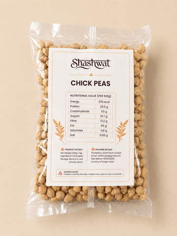 Shashwat Chick Peas 500gm /1kg/ 1.5kg