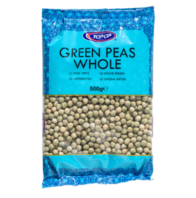 Top Op Green Peas Whole 500g