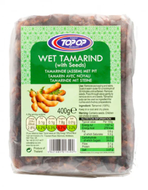 Topop Tamarind Wet With Seed 400 g