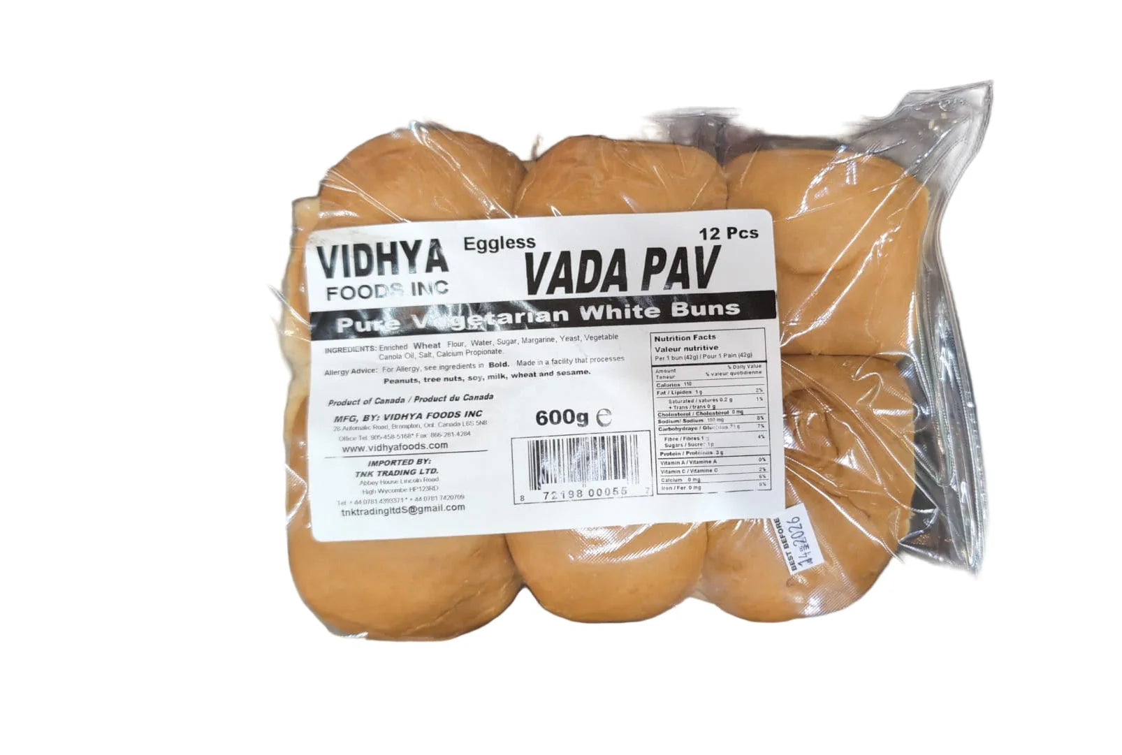 Vidhya VadapavBun 600g