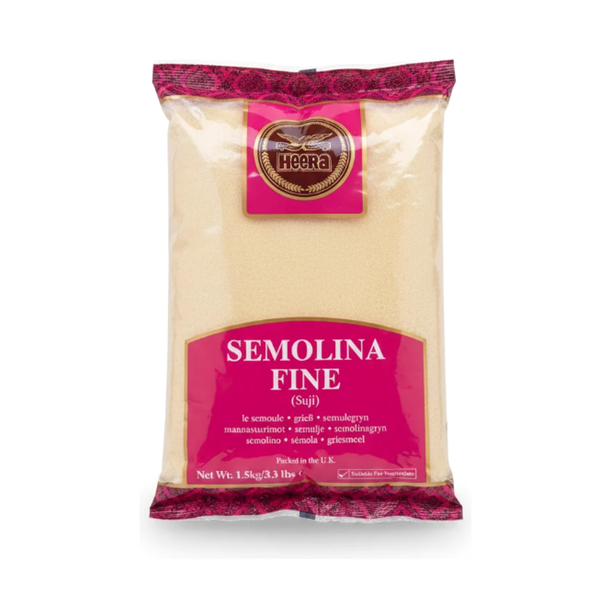 Heera Semolina Fine 1.5kg