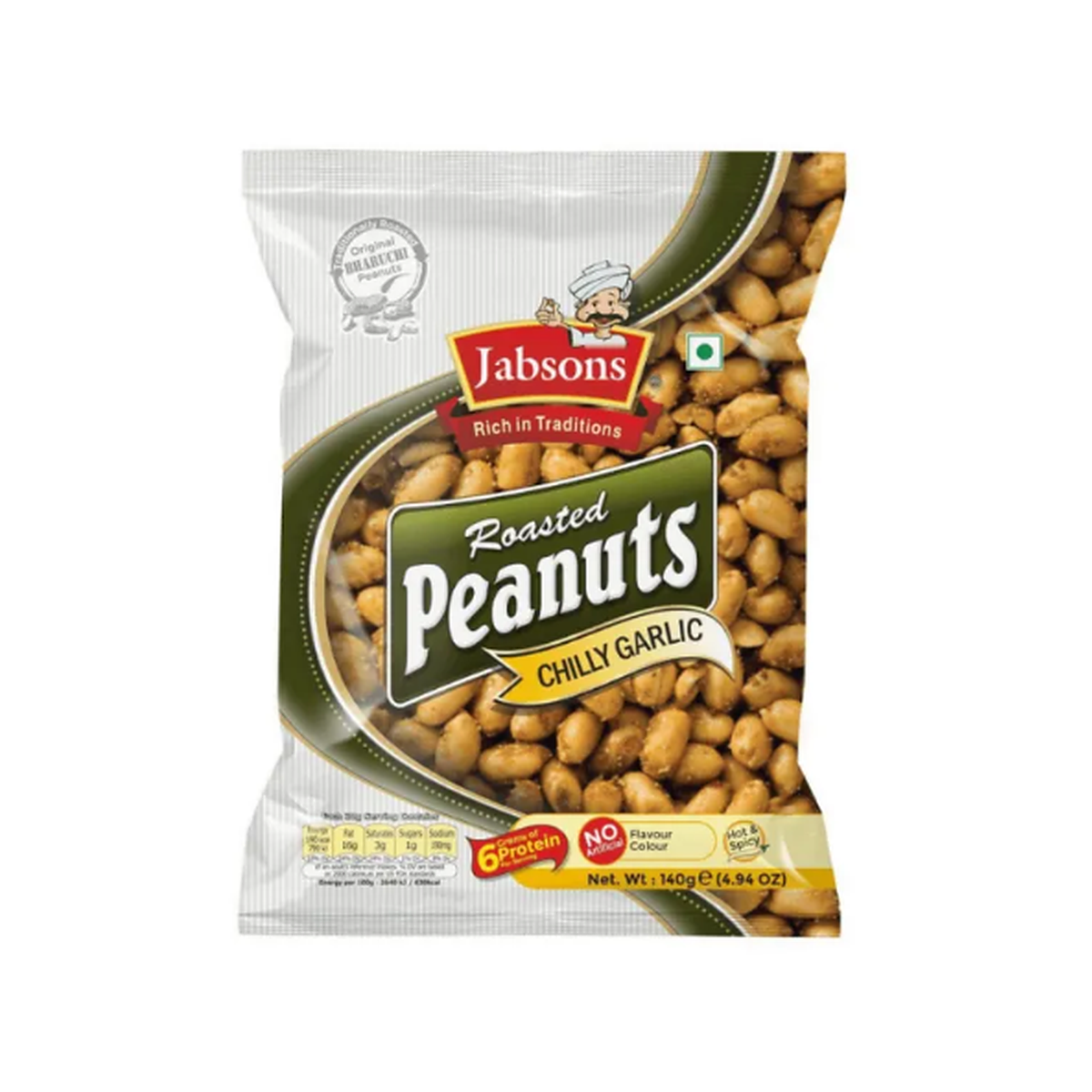 Jabsons Roasted Peanut Chilli Garlic 140g