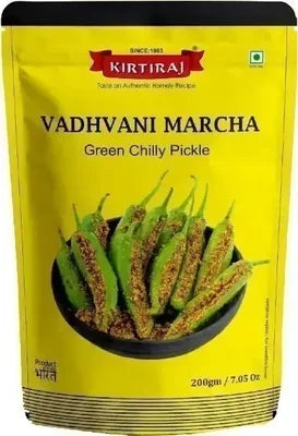 Kirtiraj Vadhvani Marcha (Green Chilly Pickel) 200g