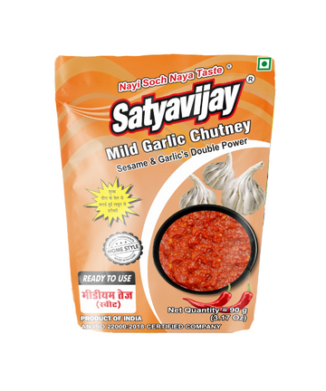 Satyavijay Mild Garlic Chutney 90g