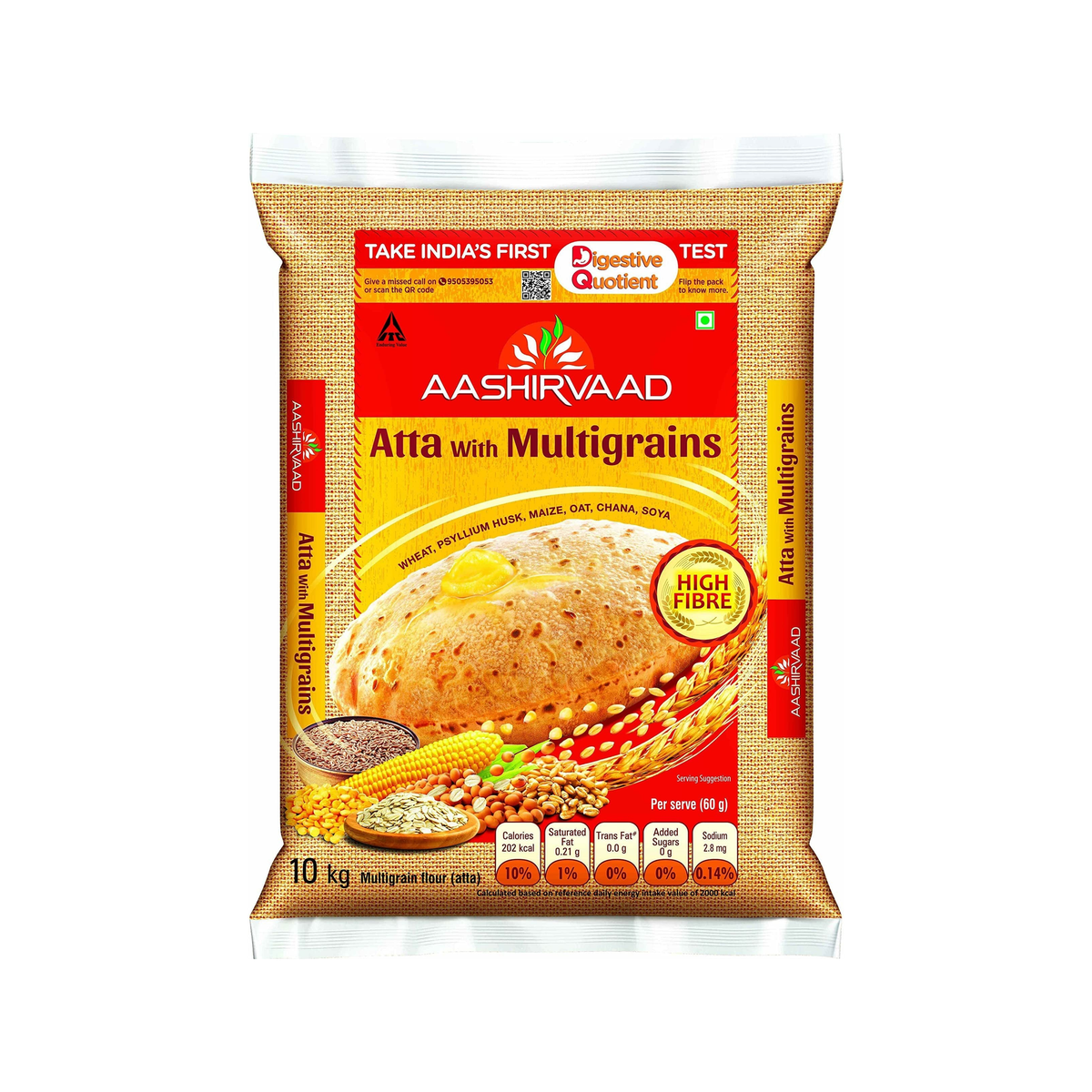 Aashirvaad Atta with Multigrains 10 kg
