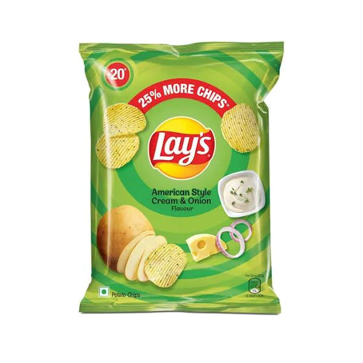 Lays American style cream & onion 50 g