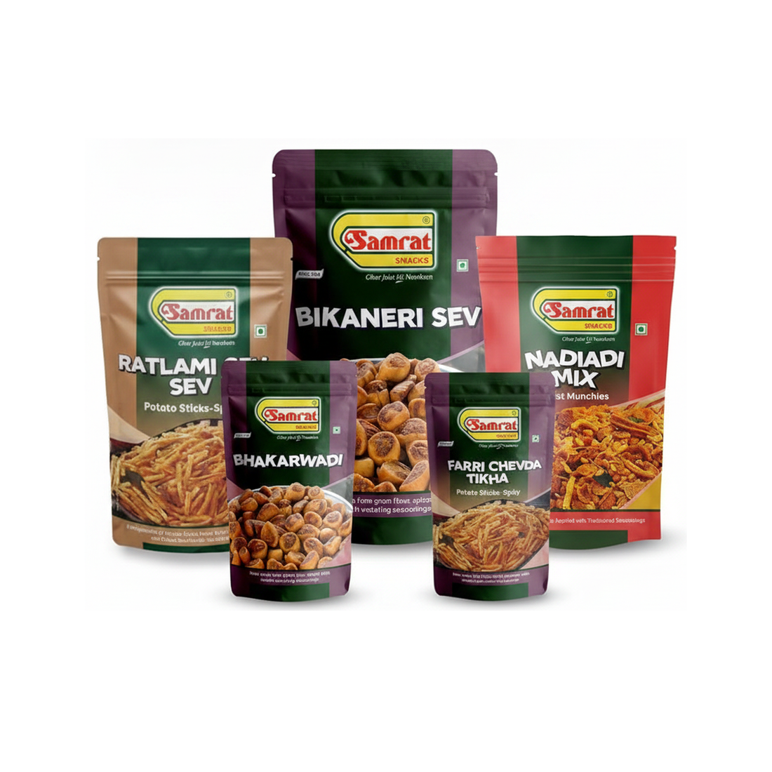 Samrat 200g three for £3 selection
