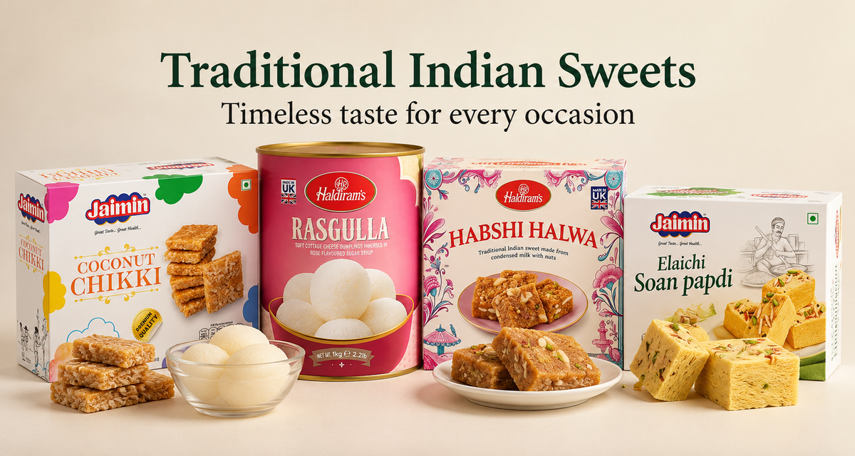 Fresh & Delicious Indian Sweets & Farsan