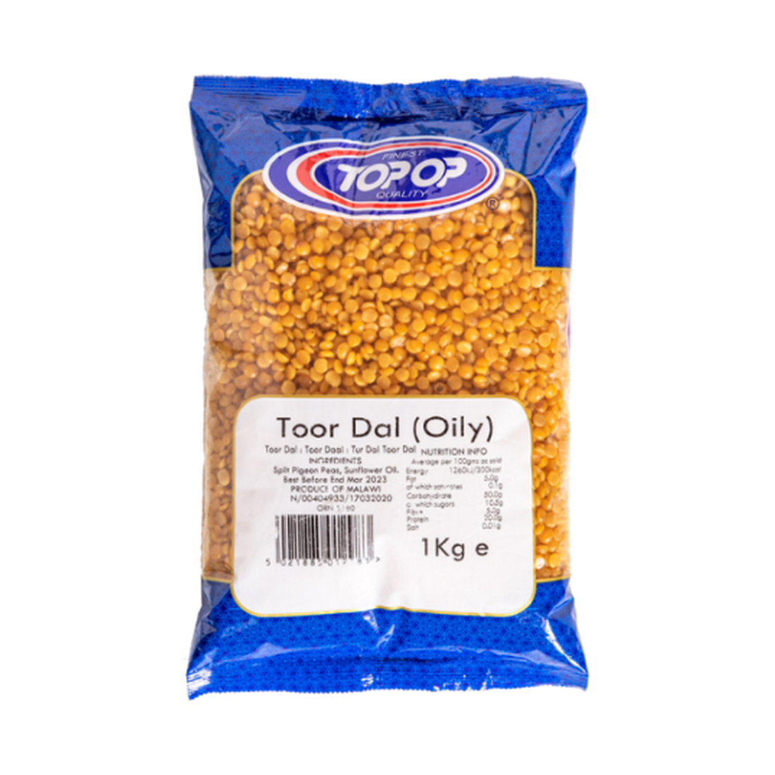 Top-Op Toor Dal Oily 1kg