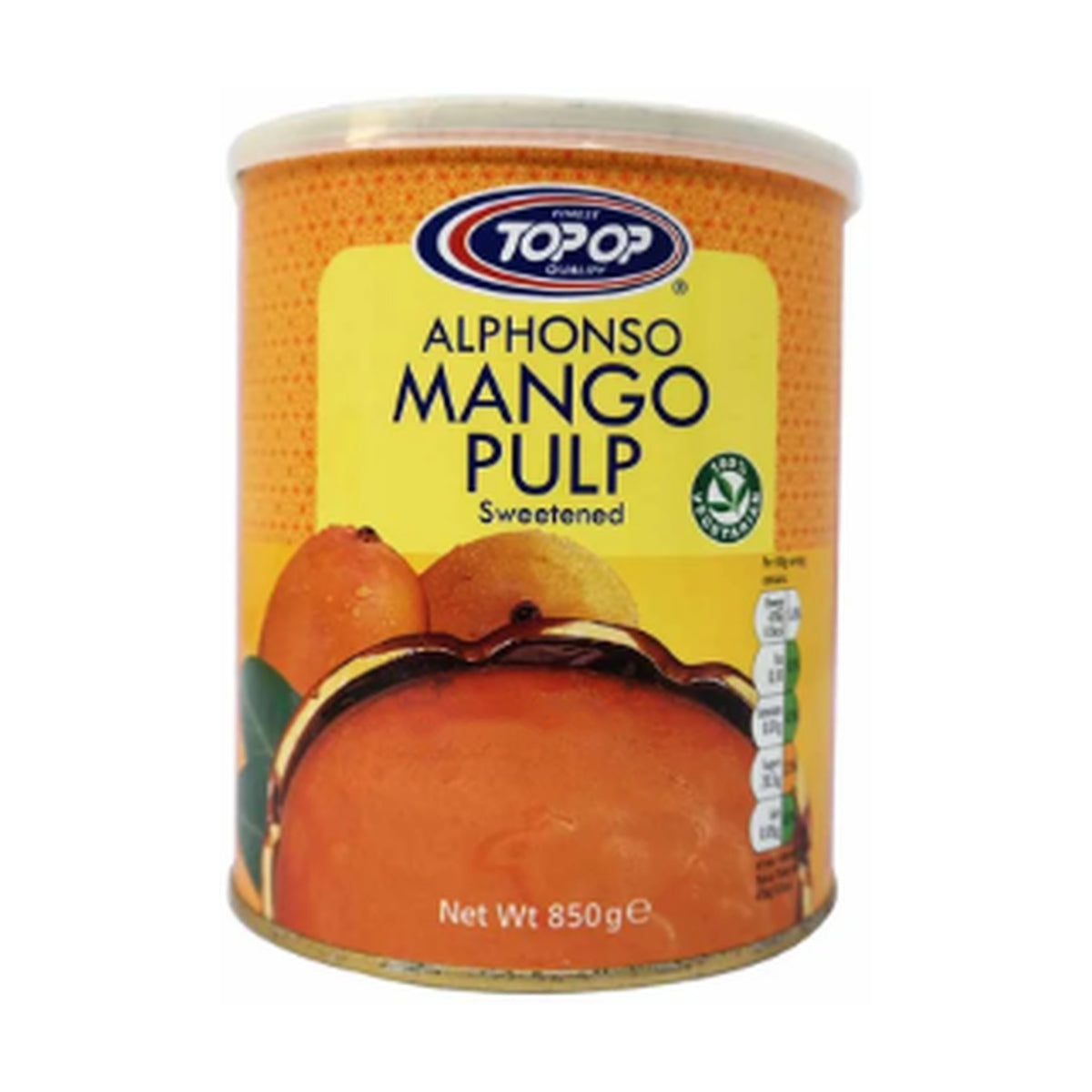 Top-Op Mango Pulp Alphonso 850g
